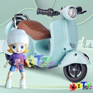 MAINAN BICYCLE ANAK MOTOR VESPA RODA 3 ELECTRIC STUNT MOTORCYCLE ROTATING SOUND AND LIGHT