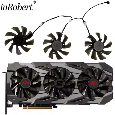 DIY 85MM T129215SU Video Card Fan For Powercolor RX 5700 XT Red Devil 8GB GDDR6 RX5700XT Graphics Ca