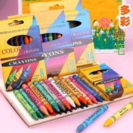 New Product 6 24 Colors Student Crayon Set Environmentally Friendly Children Creative Graffiti Oil P