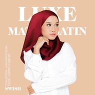 Luxe Matte Satin in Cherry Cobbler