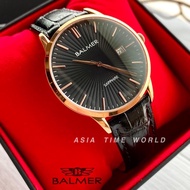 [Original] Balmer 8128G RG-4 Classic Men Watch with Sapphire Glass Black Genuine Leather