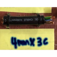 Fajar 4mm X 3C TRS Cable (selling in meter)