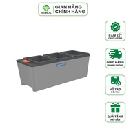 Tramontina 3-compartment self-watering plastic pot