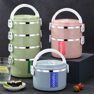 Lunchbox/Tingkat/Food Container 2/3/4 Tiers Heightening stainless steel lunch box shows the large ca