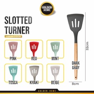 SLOTTED TURNER - Spatula, Sutil, Egg Beater, Silicone Utensil, Silicone, Heat Resistant Wood, Silico