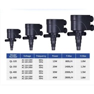 QUANLONG Top Filter Aquarium Water Pump/ Pam Akuarium Size Kecil