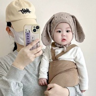 Cute bunny ears hat for babies, bunny ears hat - baby beanie hat, adorable newborn hat