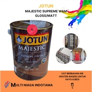 (PASTI DISKON) JOTUN MAJESTIC SUPREME W&M GLOSS/SMATT (5L/7KG) / CAT AIR KHUSUS KAYU & BESI (ANTI KA