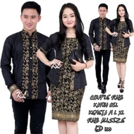 Kebaya Batik Couple Pasangan Baju Couple Suami Istri Modern Baju Pesta