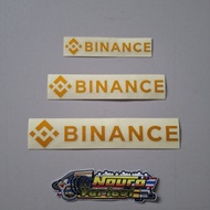 Quality BINANCE Cutting Stickers