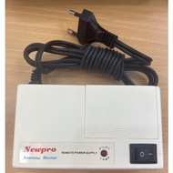 Nippon Power Supply Antenna Booster Indoor tv support Taxpro used 2nd hand with antenna tv wire and 