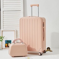 Net Fresh Luggage Korean Male Student Password Red Boarding Cute Trolley Case Lightweight Version Le