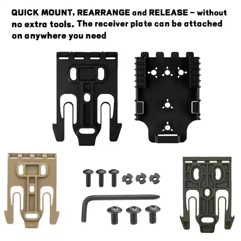 Quick Locking System Kit,Holstopia QLS Platform Attachment with Locking Including Fork and Duty Rece