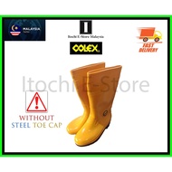 【Ready Stock in Malaysia】COLEX YELLOW GUMBOOT - BRANDED - WATER RESISTANT - RUBBER BOOT - ANTI SLIP 