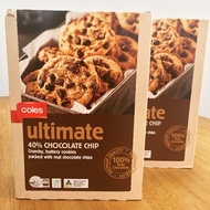 1 x Coles Ultimate Choc Chips Cookies