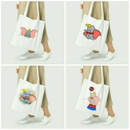 CANVAS TOTE BAG / WOMEN'S TOTE BAG / DUMBO TOTE BAG (FLOWER BAG)