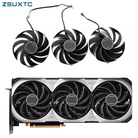 PLD10020B12H Video Card Fan,For MSI RTX 4090 4080 For MSI RTX4080 RTX4090 VENTUS 3X OC GPU Graphics 