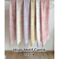 Hanami Hijab Wear with Beautiful Motifs