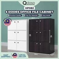 Odoso Kabinet Fail Pejabat 6 Pintu Almari Buku Budak Bertutup Rak Dapur Storage 6 Doors Office File 