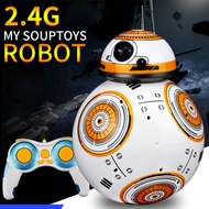 RC Intelligent Robot BB-8 Ball Star War Upgrade BB8 2.4G Remote Control Sound Action Figure Droid Ro