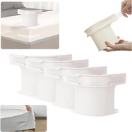 Bed Sheet Fixing Clips, 4 PCS Bed Sheet Holder with Lock Strips, Heavy Duty Bedsheet Corner Tightene