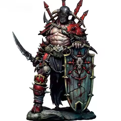 1/24 75MM resin unpainted model kit, fantasy genre unassembled and unpainted GK, 1097R