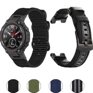 Nylon Canvas Strap For Amazfit T-Rex2 Smart Watch Band Sports Bracelet For Amazfit Trex T-Rex Pro Correa Wristband