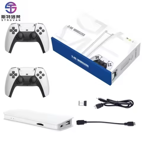 Portable 2.4G M15 Game Console 4K Game Stick Dual Joystick HD Video Game Console Retro Classic TV Ga