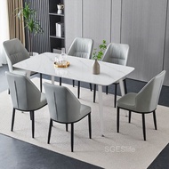 [Sg Ready Stock]Slate Dinning table Sintered Stone dinning table Ceramic Dining Table Marble Dining Table