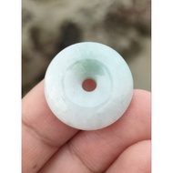 Burmese Jade Donut Jedi Light Green Meat Beautiful Natural Color (Jadeite)