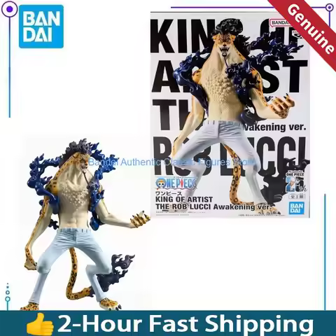In Stock One Piec Bandai Ichiban Kuji King Of Artist The Rob Lucci Awakening Ver. Action Figures Mod