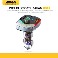 DOSEN Car Charger 120W 4 in 1 Car Fast Charger Retractable Car Charger IOS dan Type-c (Retractable M