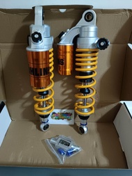 New Shockbreaker Shock Copy O-H-L-I-N-S Click Samping Variasi Double Tabung Atas Uk 320mm 340mm 360m