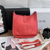 Hermes evelyne33 伊芙琳33 紅色銀扣