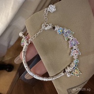 9999Half Bracelet Silver Bangle Jewelry Solid Adjustable Zhizhen Jiyan Coiled Pure Silver Accessorie