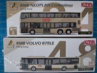 巴士模型 - 巴士模型 - KMB VOLVO B7RLE 車長訓練 + KMB NEOPLAN Centroliner@296c