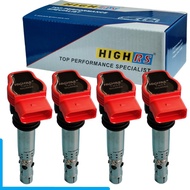 4 Ignition coil for Audi A3 A4 S3 TT 1.8L turbo A6 Quattro Allroad Quattro 2.7 06B905115G 06B905115H