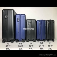 New rimowa rimwa essential men's and women's boarding travel universal wheel matte Frosted Black trolley case