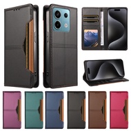 F6 Fundas Magnetic Wallet Case For Xiaomi Poco F6 M6 C65 C55 F5 PocoM6 Pro 4G 5G Flip Cover Phone Lu