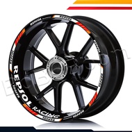 For REPSOL CBR250RR CBR400RR CBR600RR Cbr650r CBR1000RR Motorcycle Wheel Sticker Rim Stripe Tape Dec