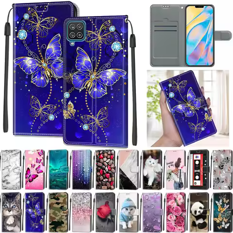 A71 Case on For Samsung A 71 SM-A715F Butterfly Painted Case for Samsung Galaxy A51 A41 A31 Cover Ca