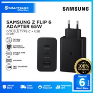 Samsung Galaxy Z Flip 6 Power Adapter Trio 65W Super Fast Charging Charger Original 100%