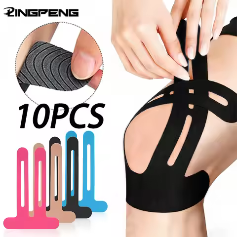 Precut Kinesiology Tape For Knees Waterproof Elastic Breathable Knee Tape Athletic Tape Provide Supp