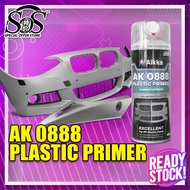 Aikka Aerosol Spray Paint Plastic Primer AK0888 Light Grey Plastic Primer 400ml for Interior/Exterio