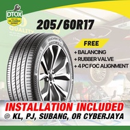 [Installation Provided] New Tyre 205/60R17 Ativa Bridgestone, Michelin tayar 2056017