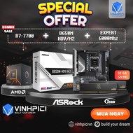 AMD COMBO Computer Set (R7 7700 + B650M-HDV/M.2 + T-CREATE EXPERT 6000MHz 32GB 16GBx2)