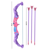 24 小时发货Plastic bow and arrow toys set kids toys pink shooting bow and arrow set outdoor boys 5UGABJ