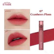 ETUDE Fixing Lip Tint - Watercolor Matte Lip Gloss, Moisturizing Long-Lasting Fixing Formula, Waterp