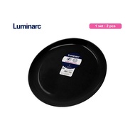 Luminarc Dinner Plate Diwali Black Dinner/2Pcs P0169