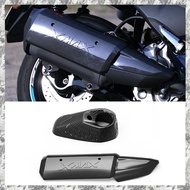 [I O J E] 2 Pack Exhaust Pipe Decorative Cover Motorcycle Accessories Plastic for  X-MAX XMAX 250 300 400 XMAX250